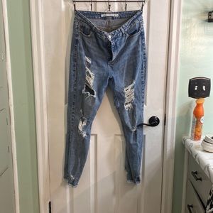 Womens jeans boyfriend cut